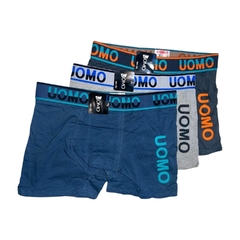 BX825-BOXER UOMO LISO IMPORTADO | Cantidad mínima de compra 12 - lenceriamarina