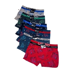 BX403-BOXER DE ALGODÓN Y LYCRA | Cantidad mínima de compra 12 - lenceriamarina