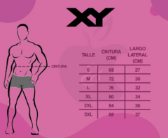 XY1325-Bóxer algodón-lycra / pinza central "COLORES" - lenceriamarina