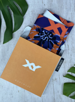 XY1344-Bóxer algodón-lycra estampado "ZINNIA" - tienda online