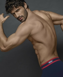 BA2008-Boxer algodón y lycra. Liso, elástico BK colection en internet