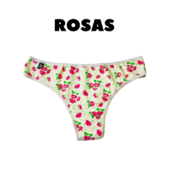 BO759-COLALES ESTAMPADO ALGODÓN LYCRA | Cantidad mínima de compra 12 - lenceriamarina