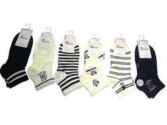 MD567-PACK X12 unidades (DOCENA) Amanecer soquete con puño dama estampado - tienda online