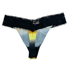 BO916-COLALES ESTAMPADO CON PUNTILLA DE ALGODÓN | Cantidad mínima de compra 12 - lenceriamarina