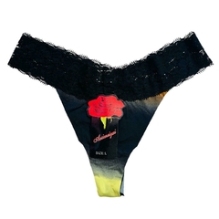BO916-COLALES ESTAMPADO CON PUNTILLA DE ALGODÓN | Cantidad mínima de compra 12 en internet