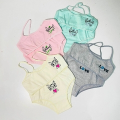CJ305-CONJUNTO DE NENA TOP | Cantidad mínima de compra 12 - comprar online
