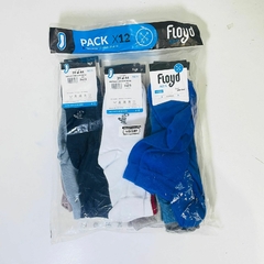FL60T3-Soquete Liso colores surtidos Talle 3 | Cantidad mínima de compra 12 - lenceriamarina