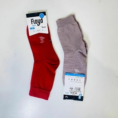 FL60T3-Soquete Liso colores surtidos Talle 3 | Cantidad mínima de compra 12 - tienda online