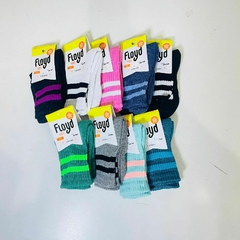 Imagen de FL60T3-Soquete Liso colores surtidos Talle 3 | Cantidad mínima de compra 12