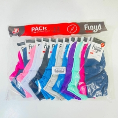 FL60T3-Soquete Liso colores surtidos Talle 3 | Cantidad mínima de compra 12 - tienda online