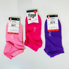 Imagen de FL60T3-Soquete Liso colores surtidos Talle 3 | Cantidad mínima de compra 12