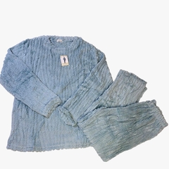 Imagen de TE13-MARCA: TERRENAL | PIJAMAS FLANNEL DAMA LISO ESCANALADO | Cantidad minima de compra 12