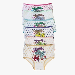 DLJ917-Bombacha Juvenil Frente Estampado. | Cantidad mínima de compra 12 - comprar online