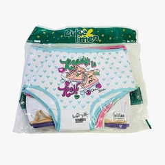 DLJ917-Bombacha Juvenil Frente Estampado. | Cantidad mínima de compra 12 en internet