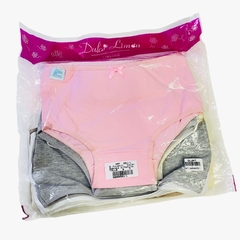 DLJ917-Bombacha Juvenil Frente Estampado. | Cantidad mínima de compra 12 - tienda online