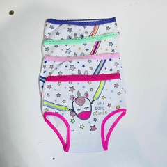 DLN819-Bombacha de Nena Color Tela Estamp. Modelos Varios | Cantidad mínima de compra 12 en internet