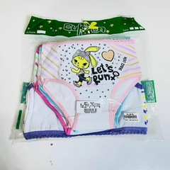 DLN819-Bombacha de Nena Color Tela Estamp. Modelos Varios | Cantidad mínima de compra 12 - lenceriamarina