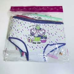 DLJ920-Bombacha Juvenil Basica Tela Estamp. | Cantidad mínima de compra 12 - lenceriamarina
