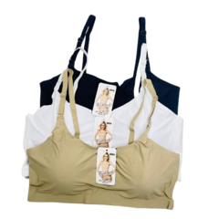 TP50907-TOP SIN COSTURA BRETEL REGULABLE | Cantidad mínima de compra 12