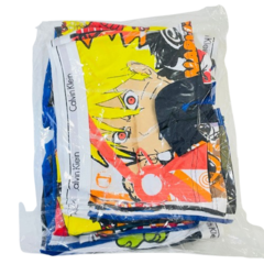 BX824-BOXER DE NIÑO DE ALGODÓN Y LYCRA CON ESTAMPADO ADELANTE | Cantidad mínima de compra 12 - comprar online