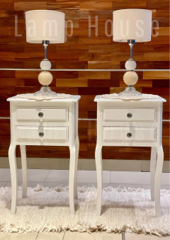 Mesa de Luz Provenzal - Blanca