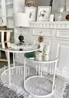 Mesa Nido Dúo Espejada - Blanca - comprar online