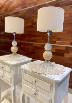 Mesa de Luz Provenzal - Blanca en internet