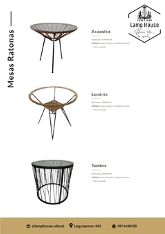 MUEBLES ACORDONADOS • CATÁLOGO CARACTERÍSTICAS en internet
