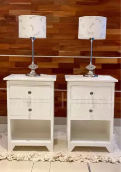 Mesa de Luz Ofelia - Blanca - Lamp House