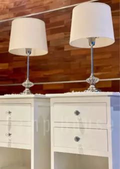 Mesa de Luz Ofelia - Blanca - Lamp House