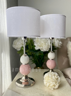 Lámpara Aurora - Rosa/Blanco