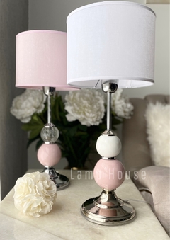 Lámpara Aurora - Rosa/Blanco en internet