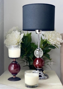 Lámpara Aurora - Bordo/Cristal - Lamp House