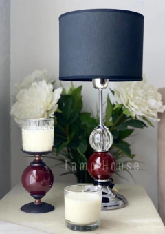 Lámpara Aurora - Bordo/Cristal - Lamp House