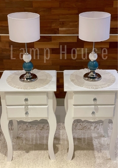 Mesa de Luz Reina Ana XL - Blanco - Lamp House