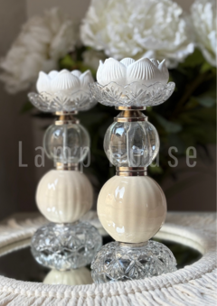 Candelabro Irinia - Beige - comprar online