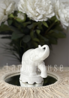 Elefante de Cerámica - Blanco en internet