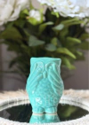 Búho de Cerámica - Verde Agua - comprar online
