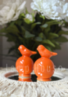 Pajarito de Cerámica con Bocha - Naranja - comprar online
