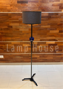 Lámpara de Pie Aura - Azul/Negro - tienda online