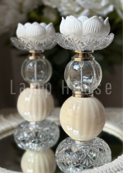 Candelabro Irinia - Beige - comprar online