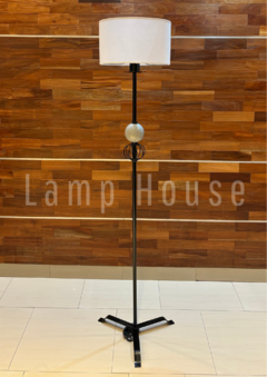 Lámpara de Pie Aura - Gris/Negro - Lamp House