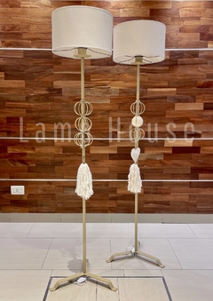 Imagen de Lámpara Alámbrica - Beige 3 Bochas