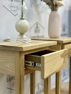 Mesa de Luz Petiribi - 1 cajón + estante - tienda online