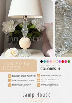 LÁMPARAS DE MESA • CATÁLOGO CARACTERÍSTICAS - Lamp House