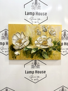 Cuadro Flores con relieve - comprar online