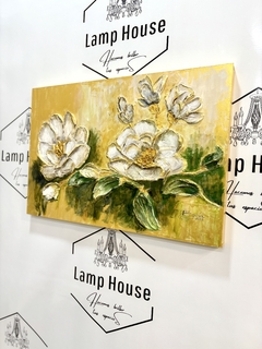 Cuadro Flores con relieve - Lamp House