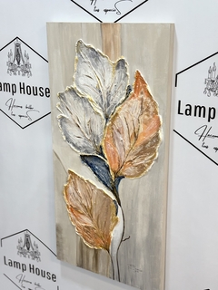 Cuadro con relieve - Hojas - Lamp House