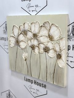 Cuadro Flores con relieve - Lamp House