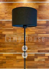 Lámpara de Pie Afrodita - Cristal/Negro - comprar online